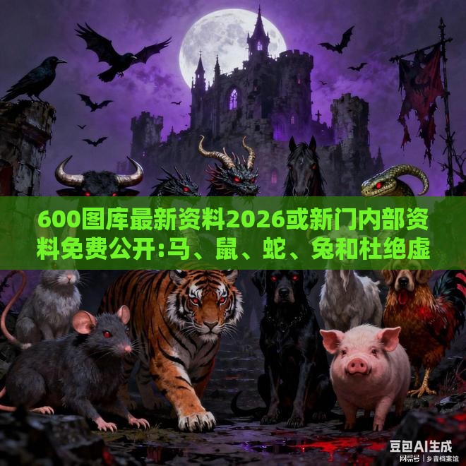 600图库最新资料2026或新门内部资料免费公开:马、鼠、蛇、兔和杜绝虚假的假宣传册,生动解答、专家解读解释与落实​