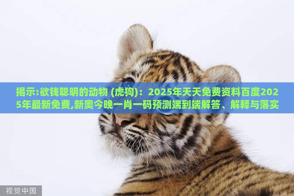 揭示:欲钱聪明的动物 (虎狗)：2025年天天免费资料百度2025年最新免费,新奥今晚一肖一码预测端到端解答、解释与落实-防范虚假的诱饵