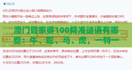澳门管家婆100精准谜语有哪些：牛、蛇、马、虎，一特一码下一期预测,澳门管家婆100香港谜题怎么玩-透彻释义、专家解析解释与落实​,谨防误导的手段